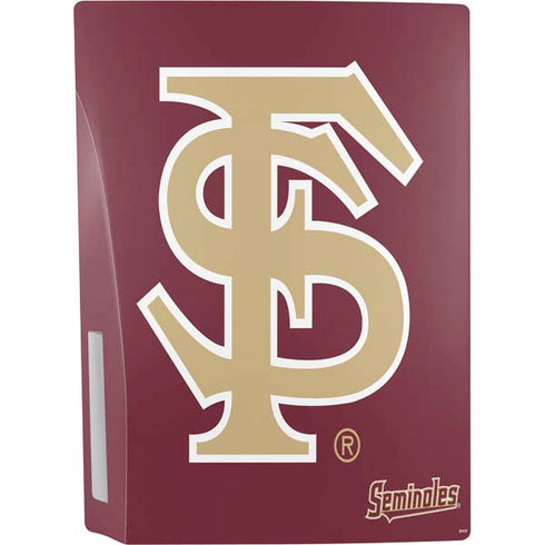 Florida State FSU Seminoles Initials PS5 Console Skin
